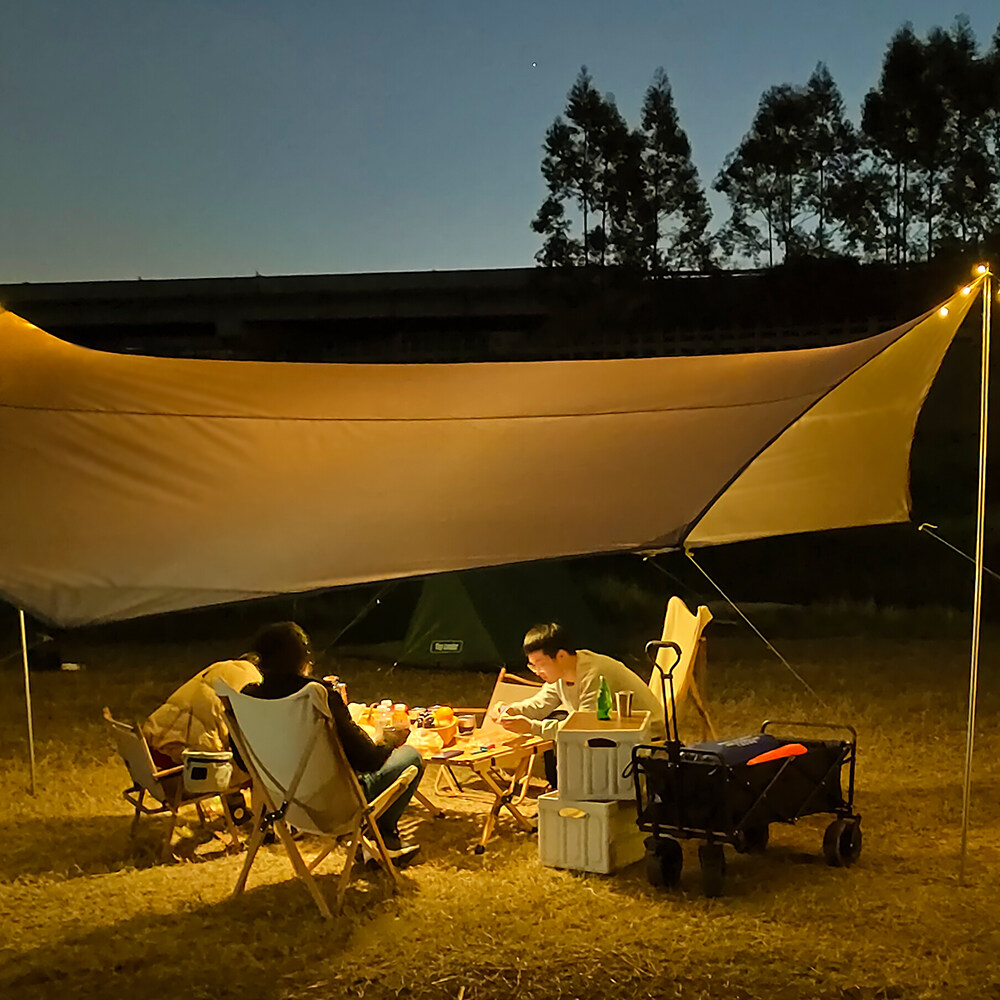 Octagon 5.1x5.1m Large Tarp Wa - огляд і ціна Waterproof Tarp Shelter