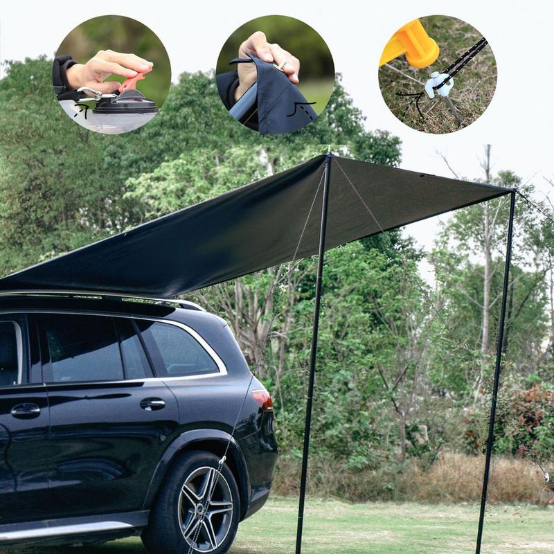 Car Awning Roof Rack Sun Shade - огляд і ціна Waterproof Tarp Shelter