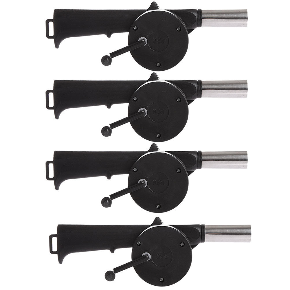 4Pcs Manual Barbecue Fan Porta - огляд і ціна Outdoor Camping Fireplace