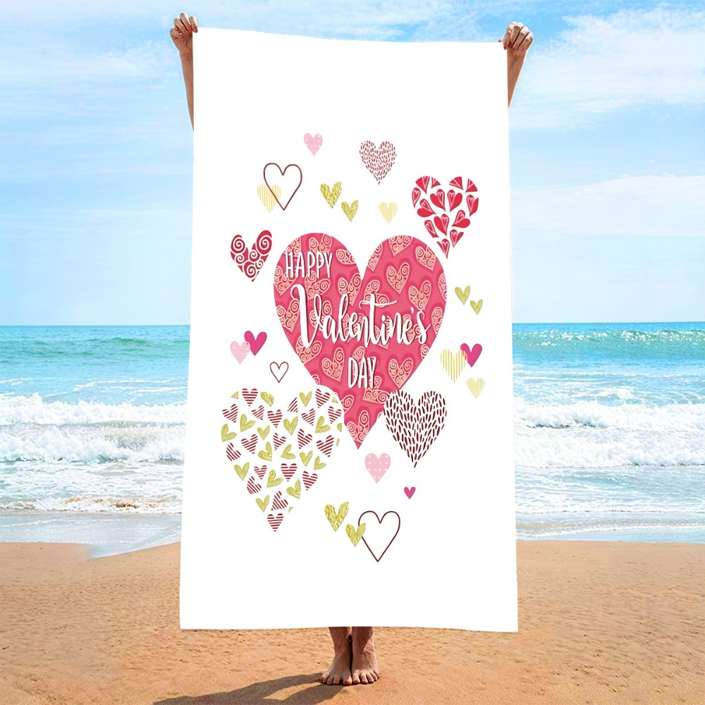 Heart Symbol Bath Towel 27x55i - огляд і ціна Outdoor Camping Mat