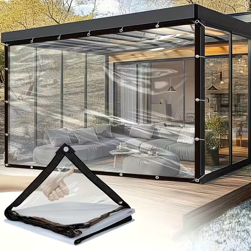 Thick Transparent PVC Tarp Hea - огляд і ціна Waterproof Tarp Shelter