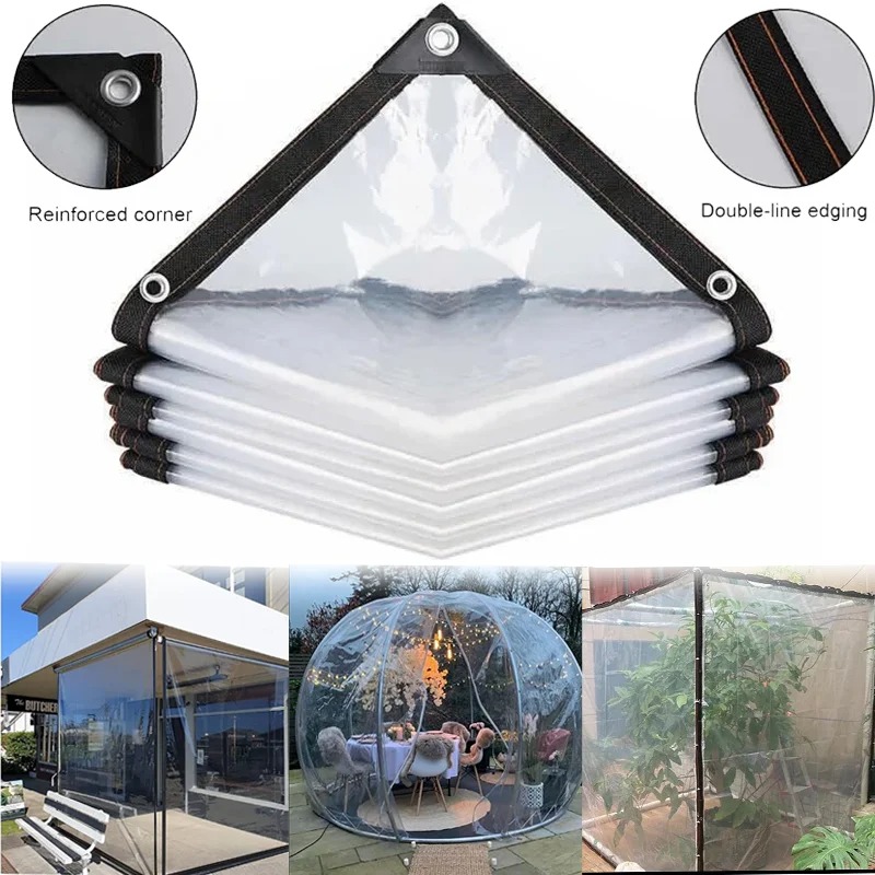 Thick Transparent PVC Tarp Hea - огляд і ціна Waterproof Tarp Shelter