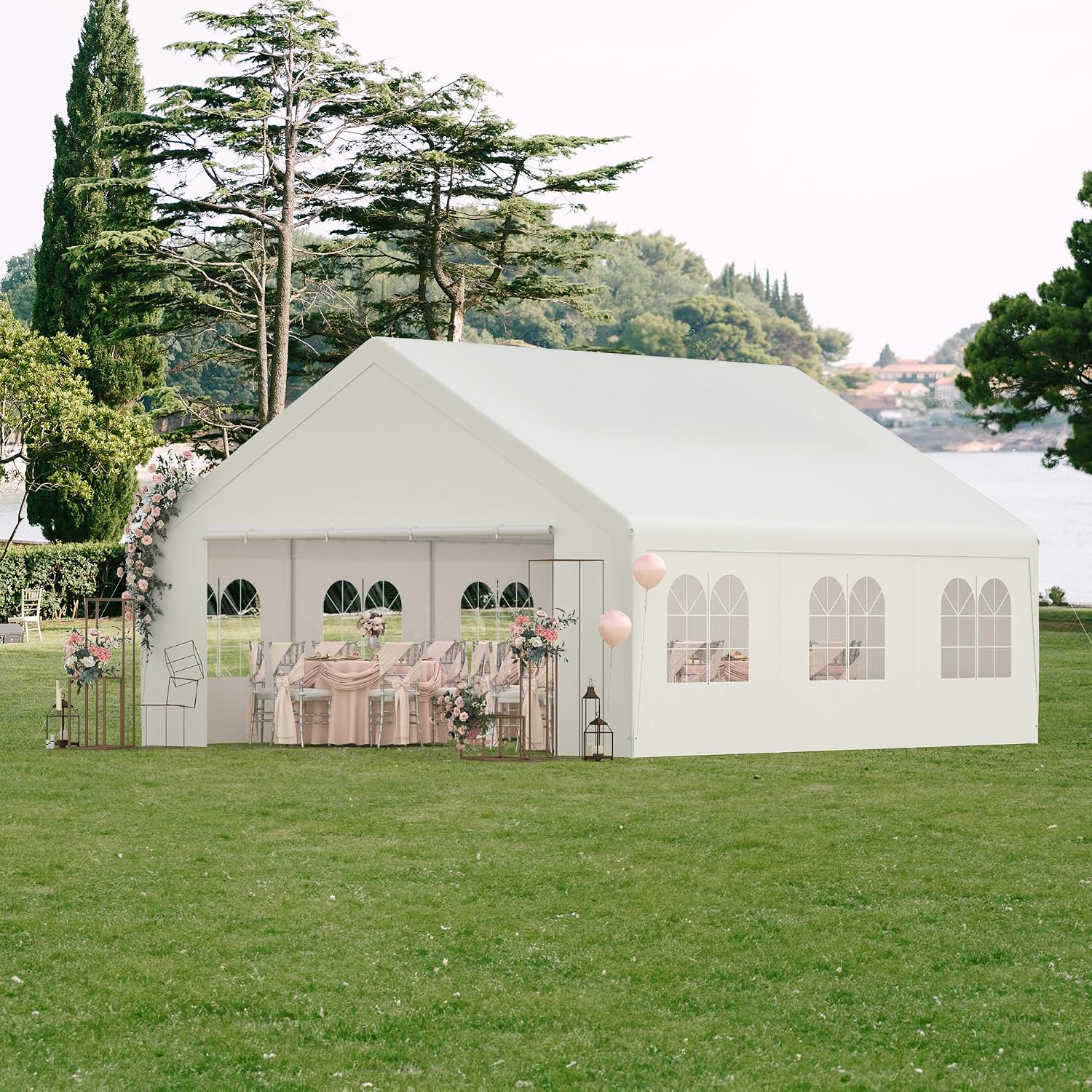20 X 20 Foot Party Tent Outdoo - огляд і ціна Waterproof Tarp Shelter