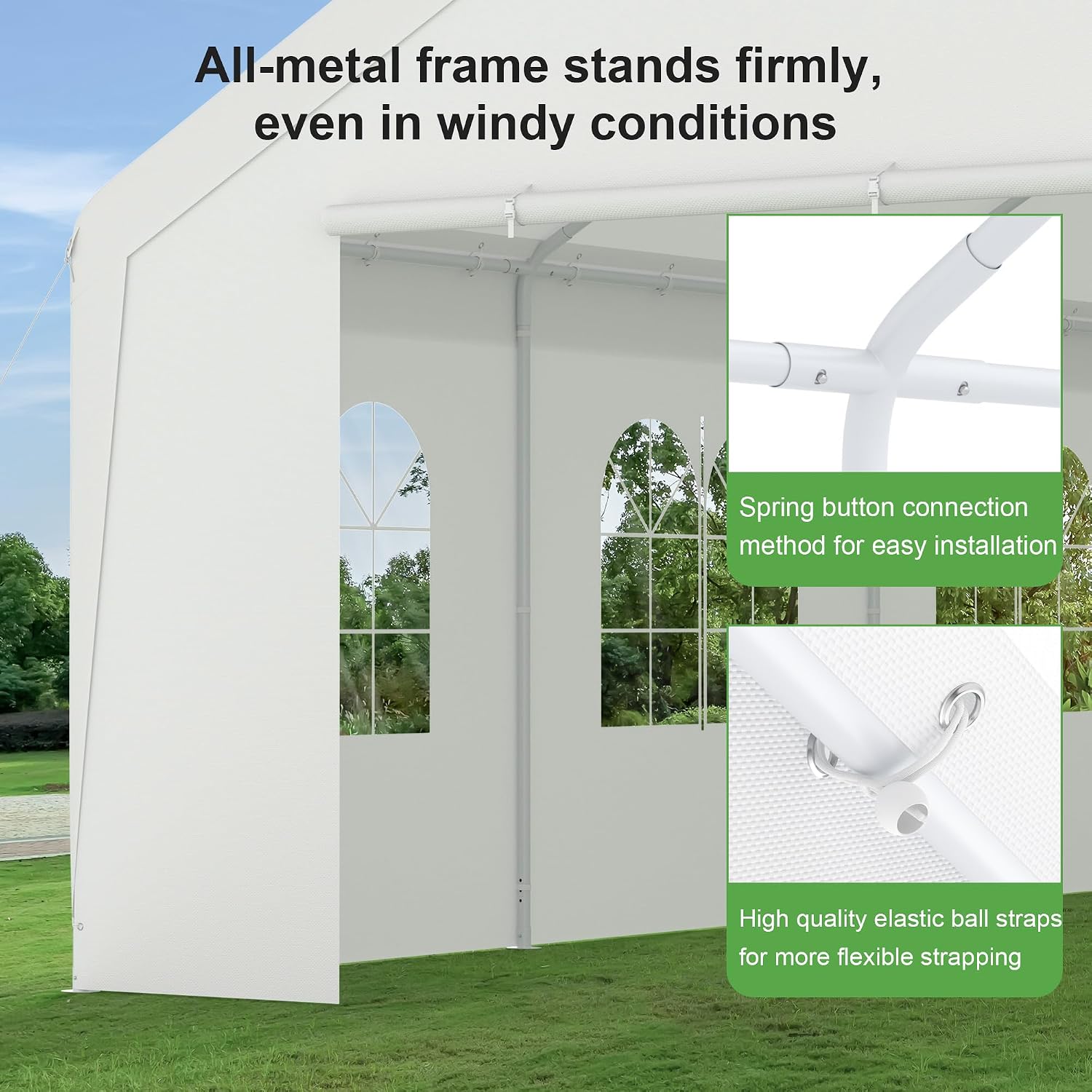 20 X 20 Foot Party Tent Outdoo - огляд і ціна Waterproof Tarp Shelter