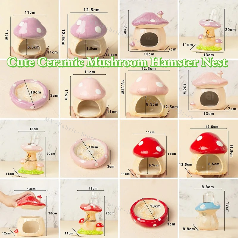 1pcs Cute Ceramic Mushroom Ham - огляд і ціна Bear Canister