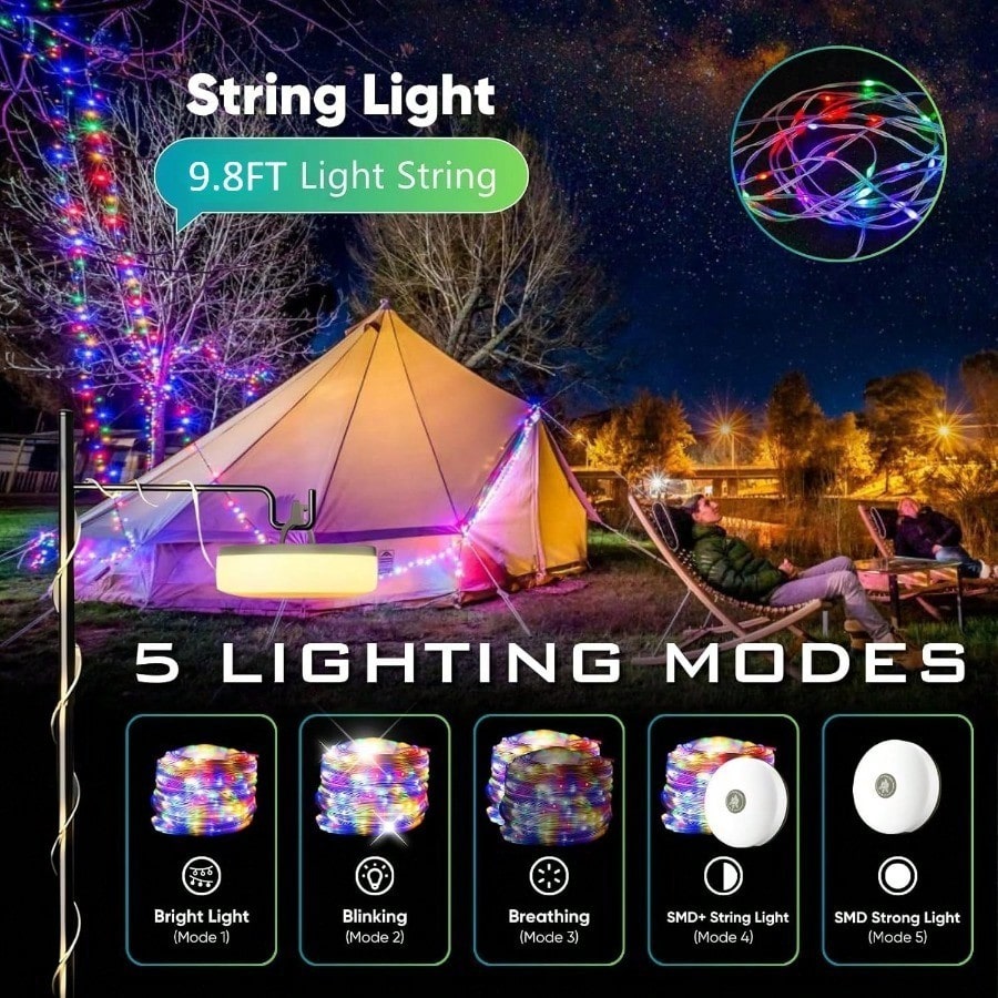 Vivid 9.8FT Retractable Fairy  - огляд і ціна Camping Hammock