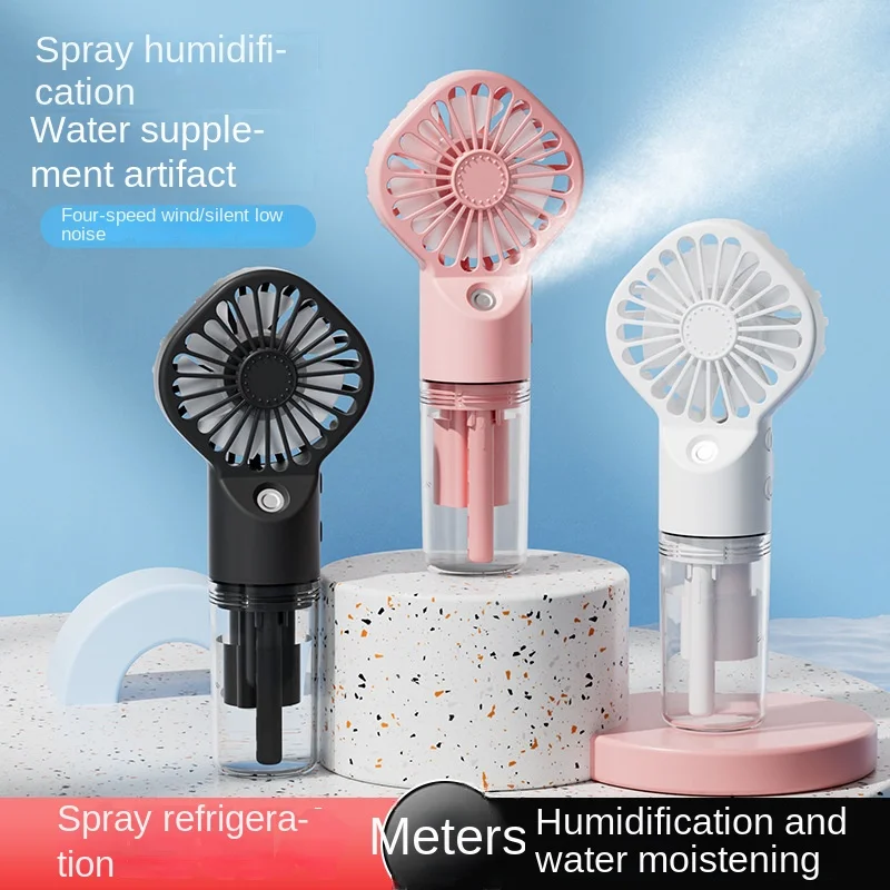 Mini Handheld Fan USB Recharge - огляд і ціна Outdoor Camping Misting Fan