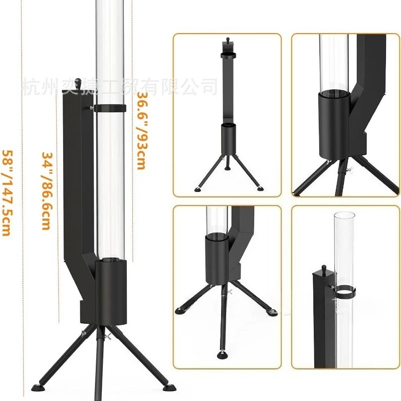 Vertical Rocket Stove - Bazook - огляд і ціна Outdoor Camping Fireplace