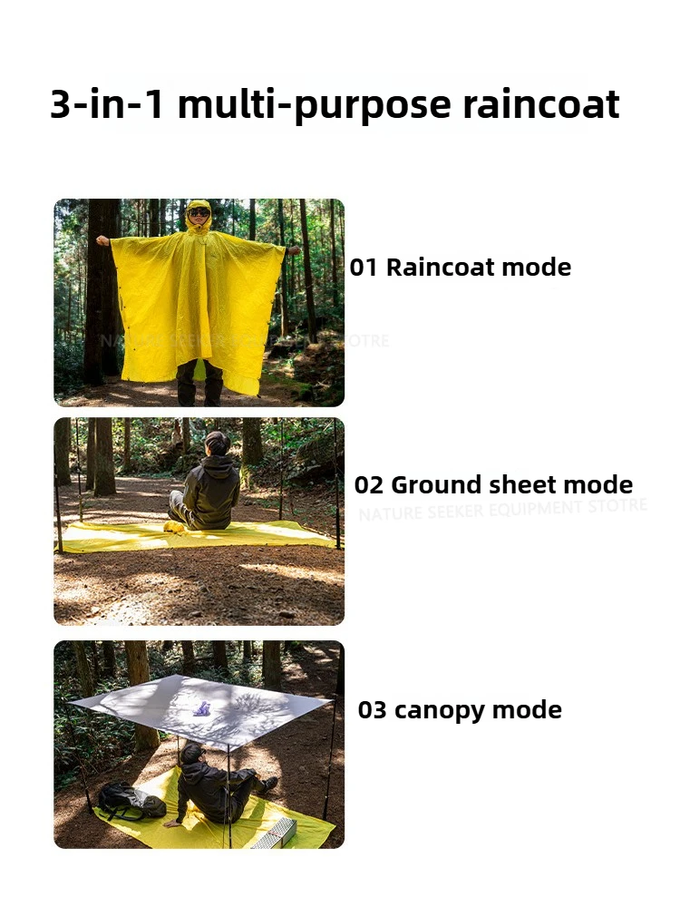 15D/210T Raincoat Waterproof R - огляд і ціна Waterproof Tarp Shelter